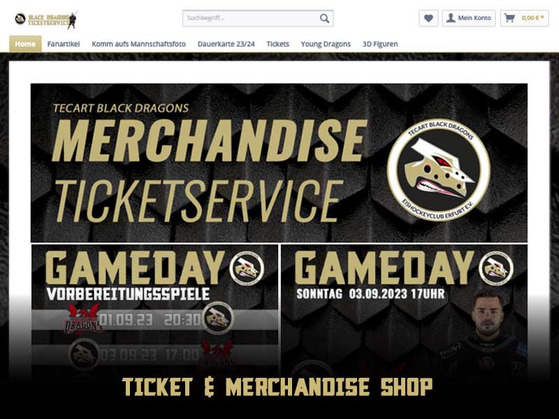 Ticket & Merchandise Shop - EHC e.V.