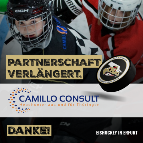 Camillo Consult GmbH bleibt starker Partner des EHC Erfurt e.V. 