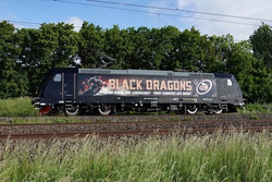 EBS Lok im Drachendesign 03