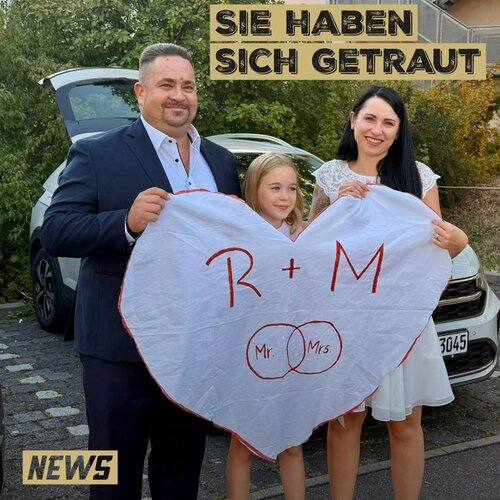 Sie haben sich getraut!