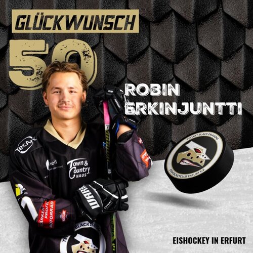 Robin feiert sein 50. Spiel