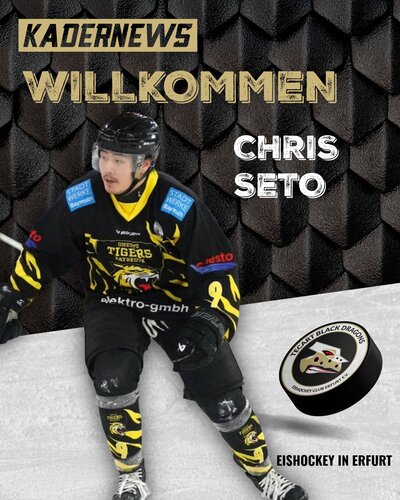Chris Seto kommt nach Erfurt und wird ein Schwarzer Drache
