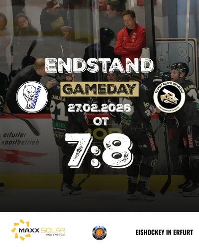 Zwei Punkt gehen aufs Erfurter Konto