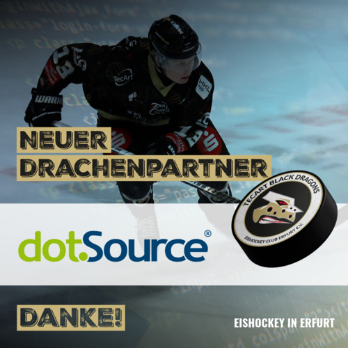 dotSource ist neuer Partner der TecArt Black Dragons Erfurt!